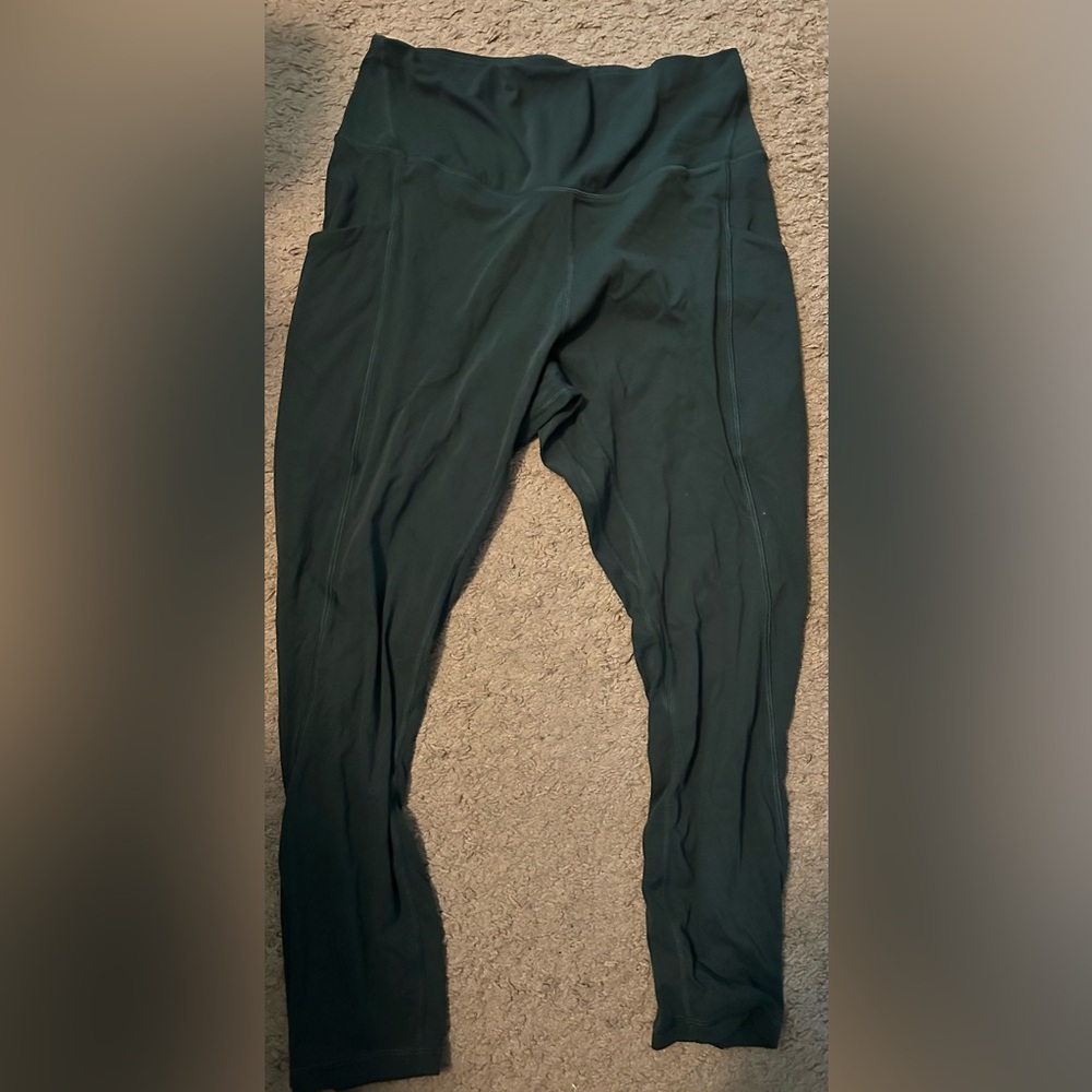 Women's Dark Green Leggings